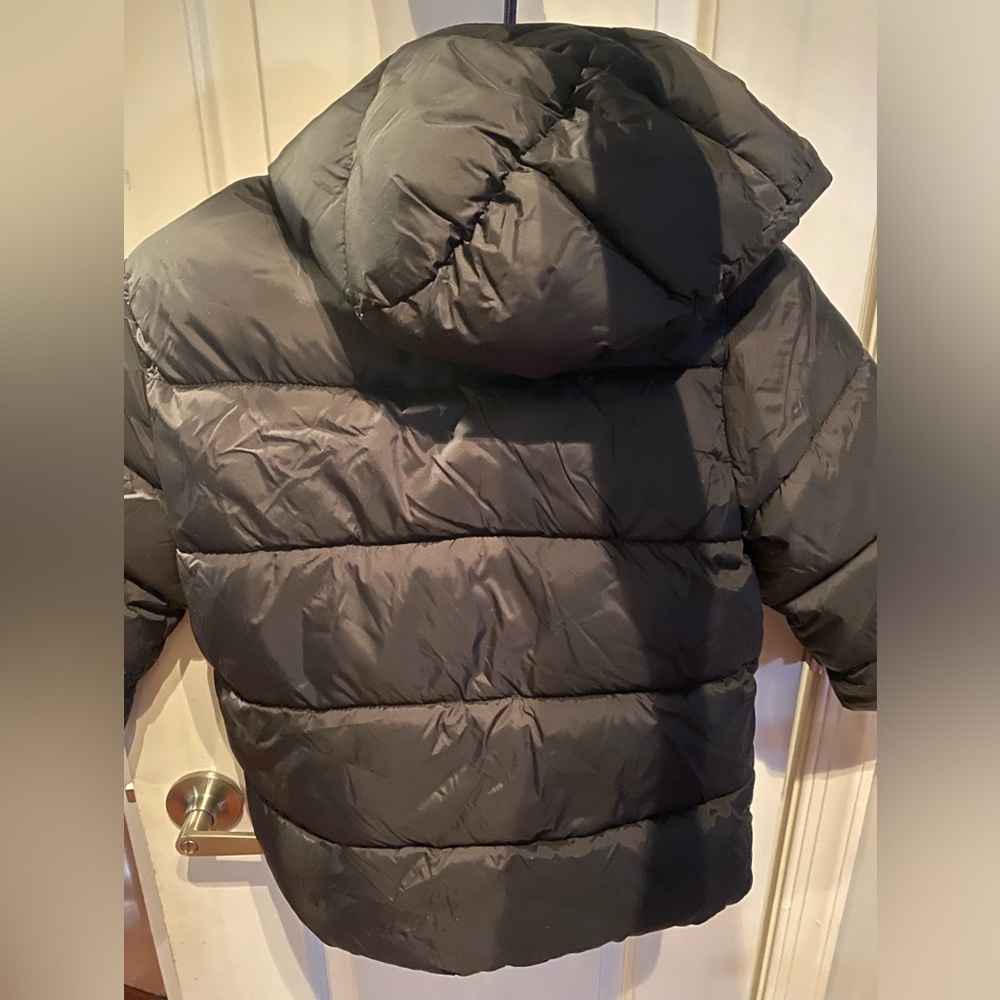 Zara Boys Black Puffer coat size 7 - Picture 5 of 8